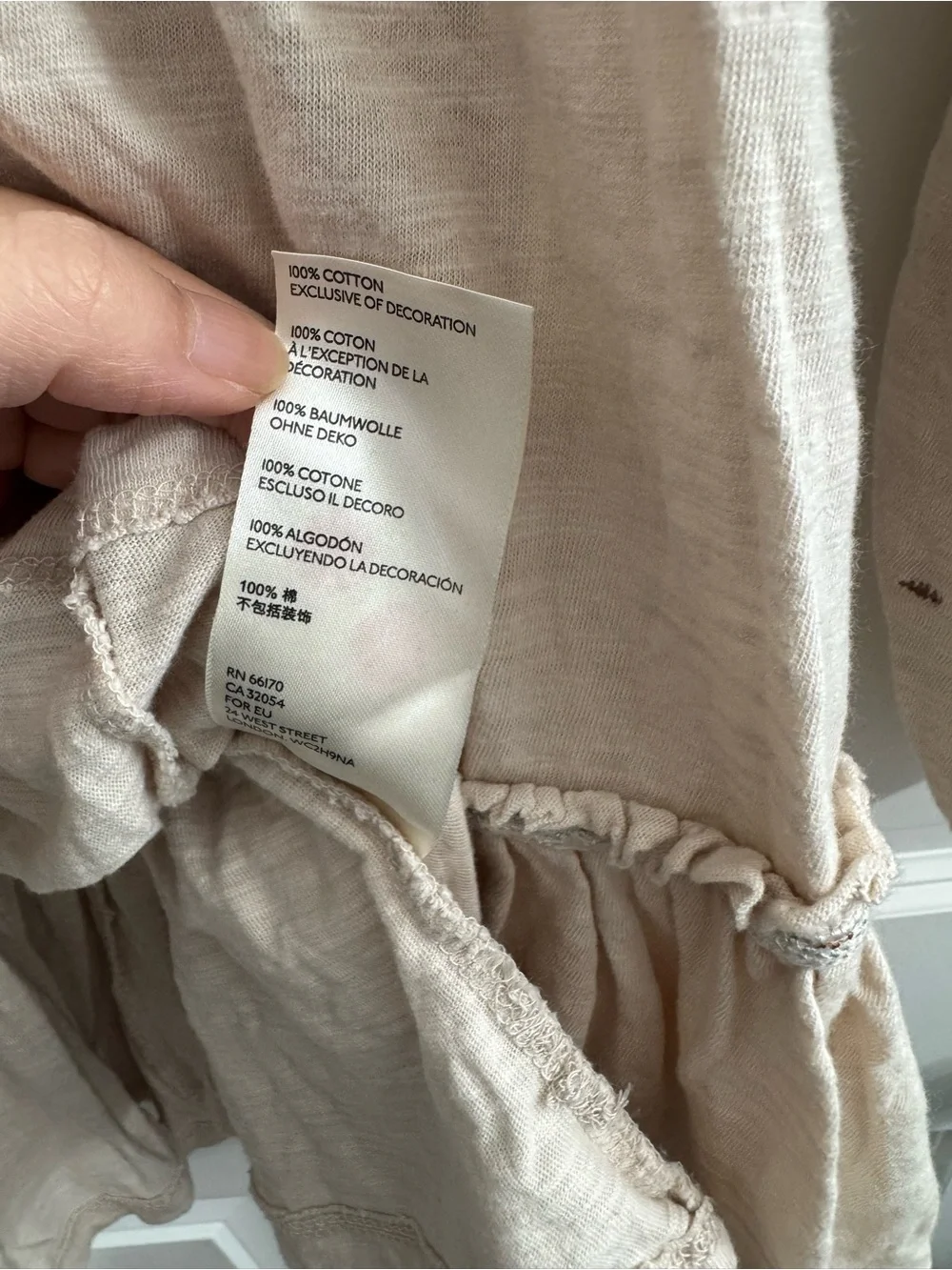 **Sold** Free People Boho Embroidered Babydoll Mini Dress Cream Crochet Sleeve - Picture 10 of 11